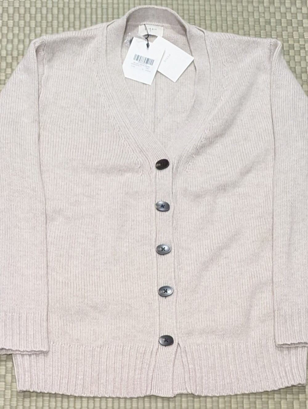 NWT DISSH Zoe Chalk Longline Cardigan Women's Size Medium